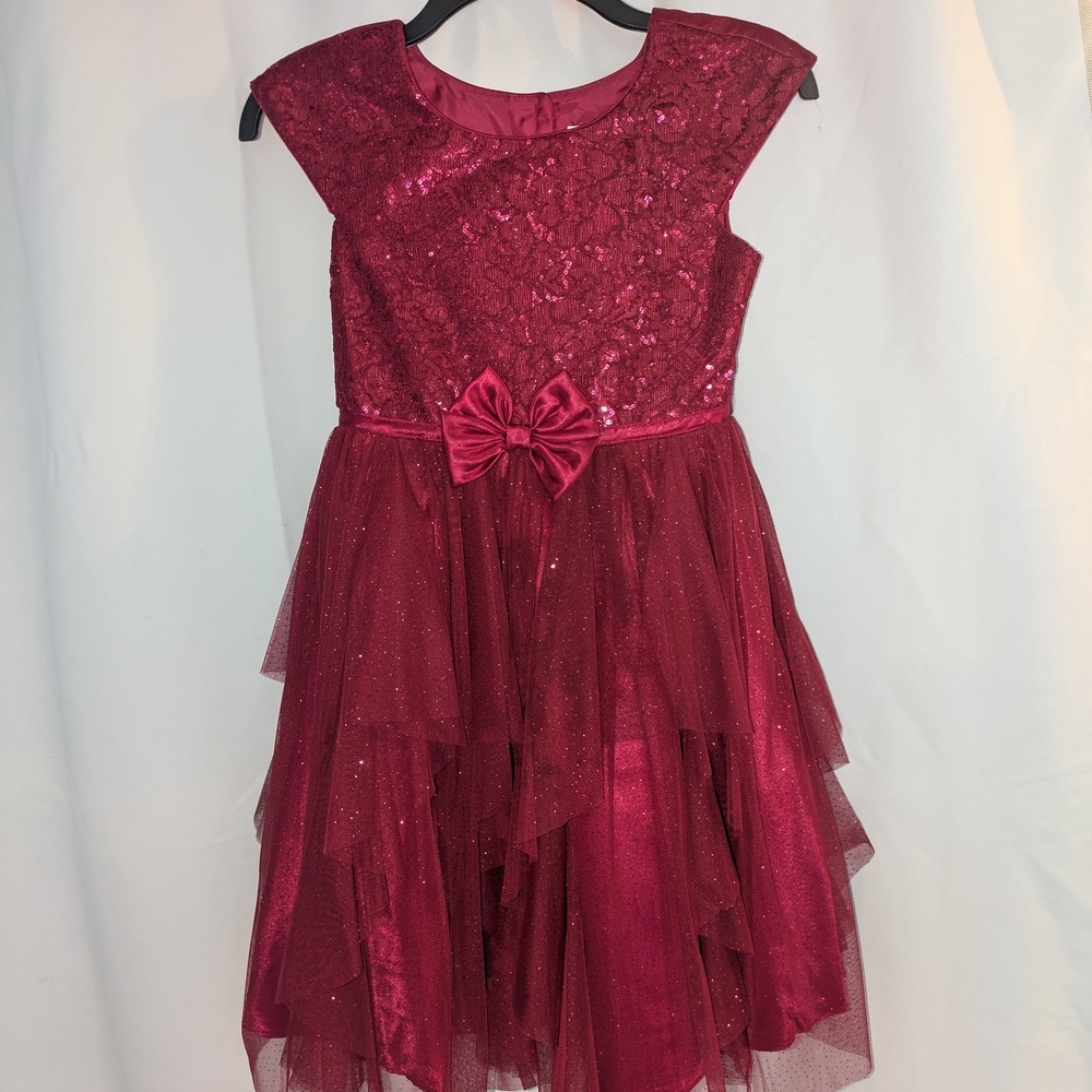 Elegant Pink Kids Dress with Bow